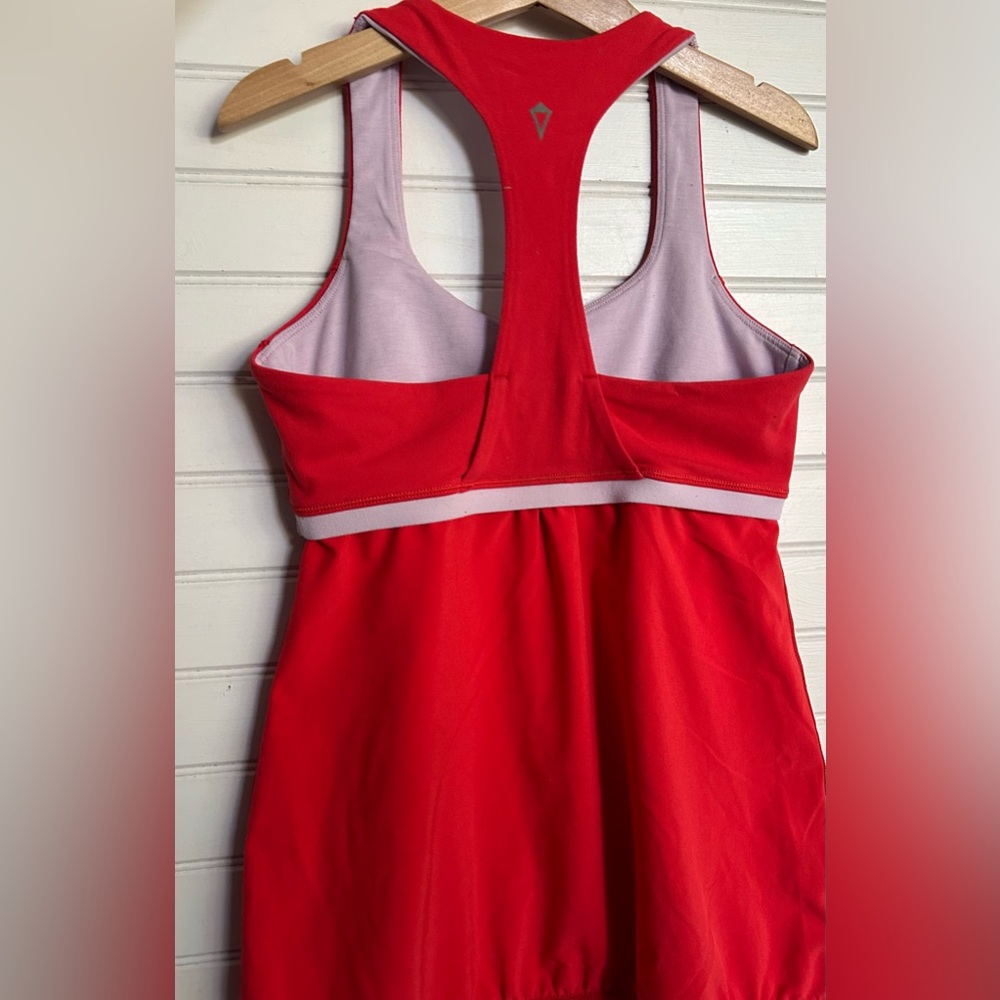 IVIVVA girls size 10 red racerback tank top